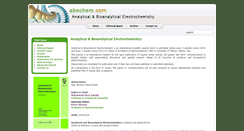 Desktop Screenshot of abechem.com